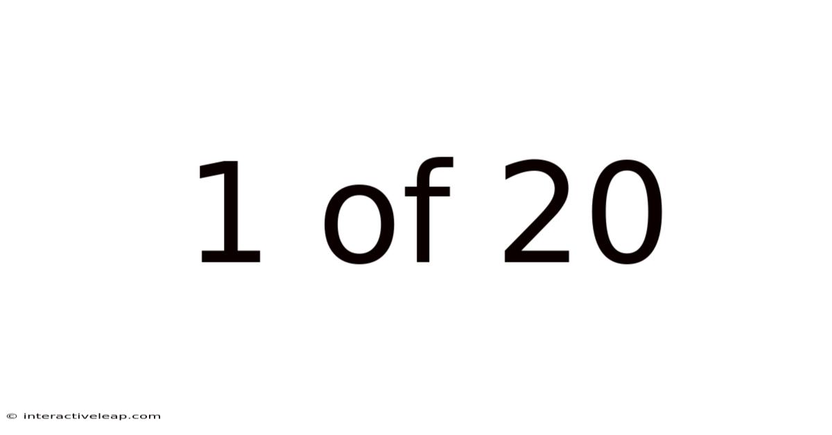1 Of 20