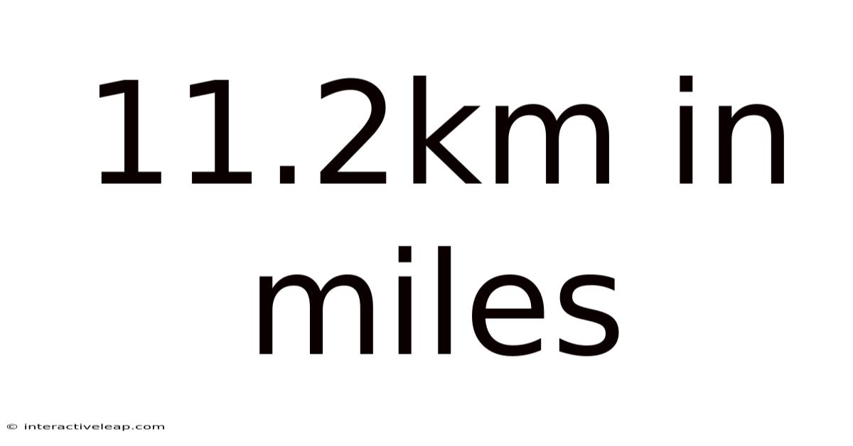 11.2km In Miles