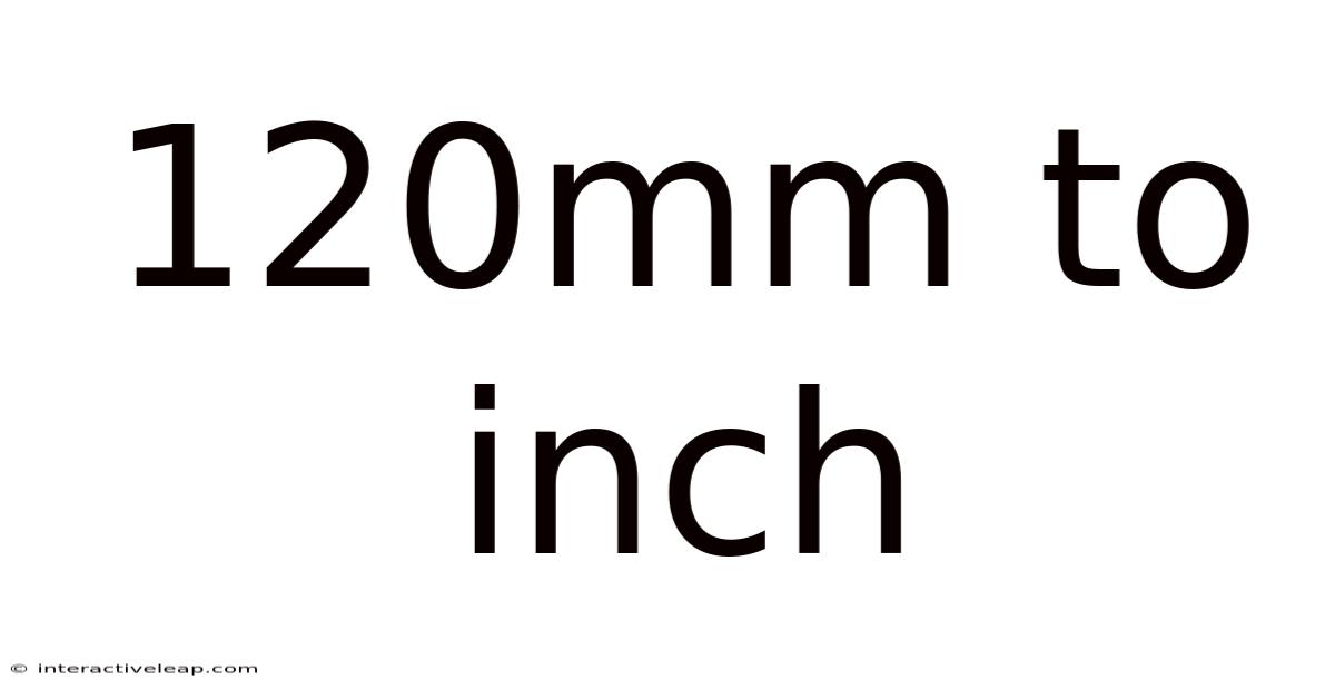 120mm To Inch