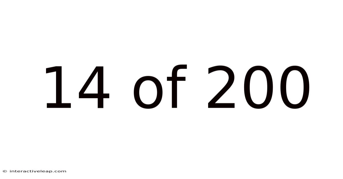 14 Of 200