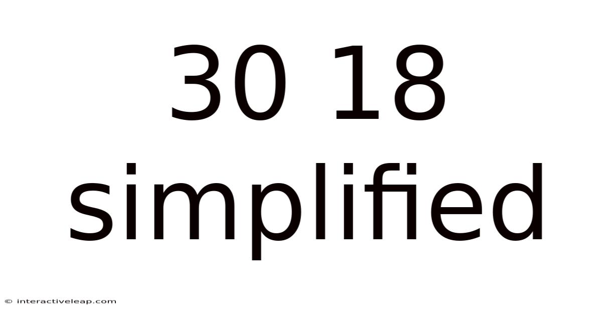 30 18 Simplified