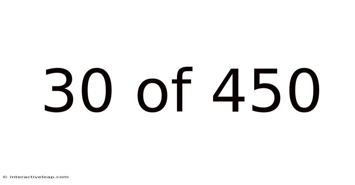 30 Of 450