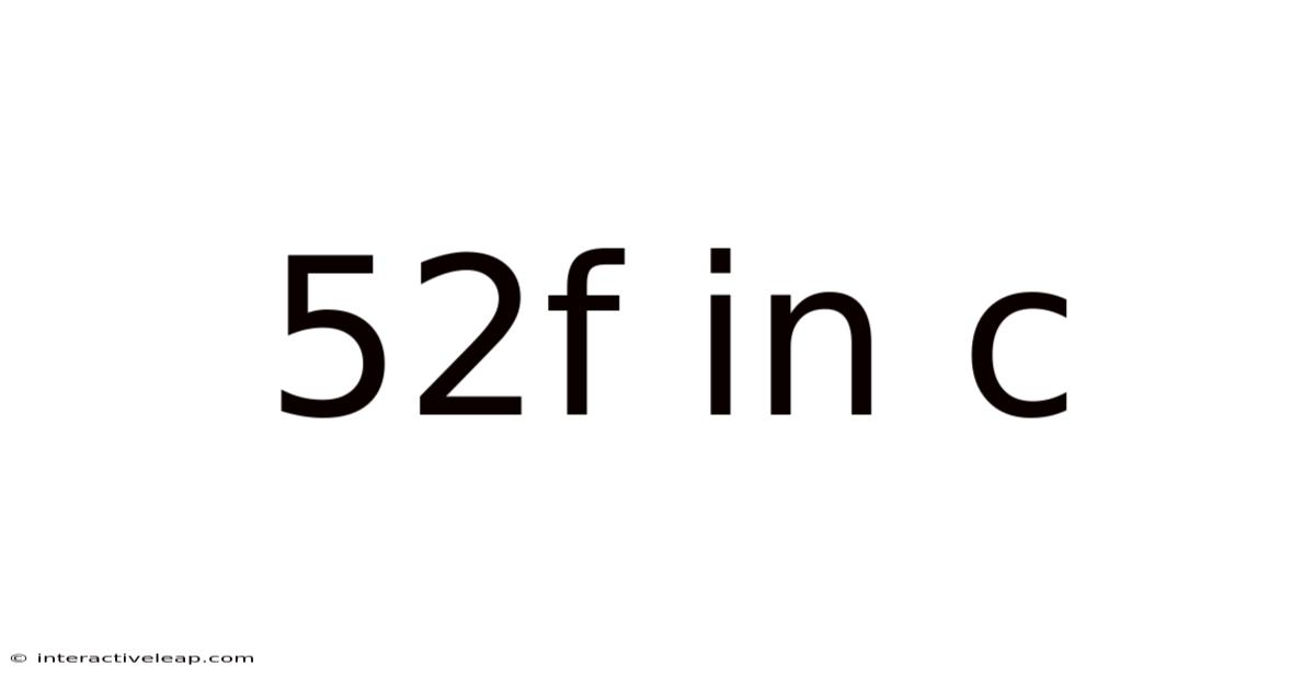 52f In C