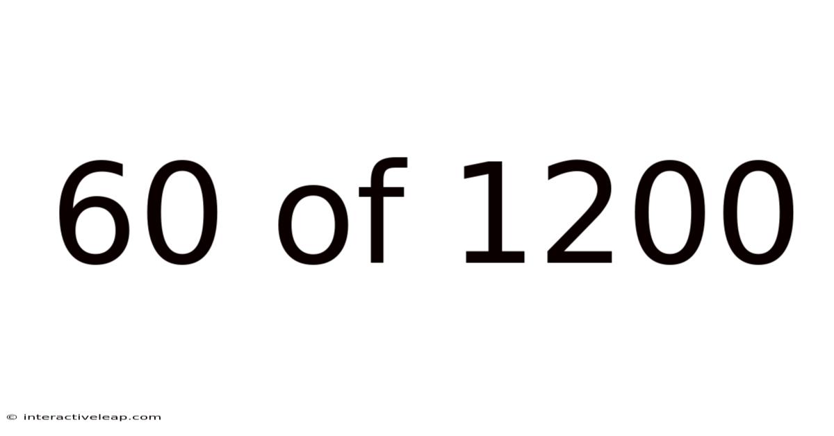 60 Of 1200
