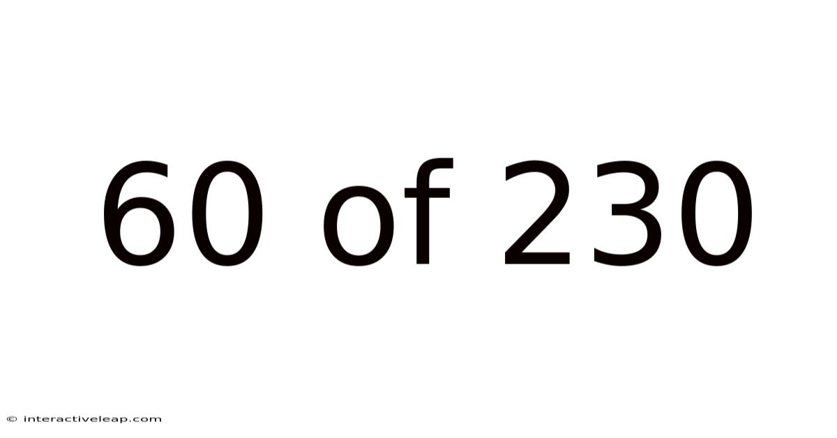 60 Of 230