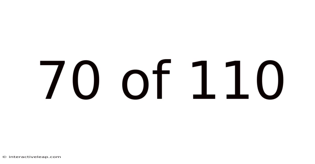 70 Of 110