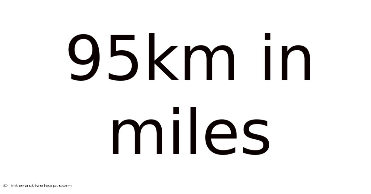 95km In Miles