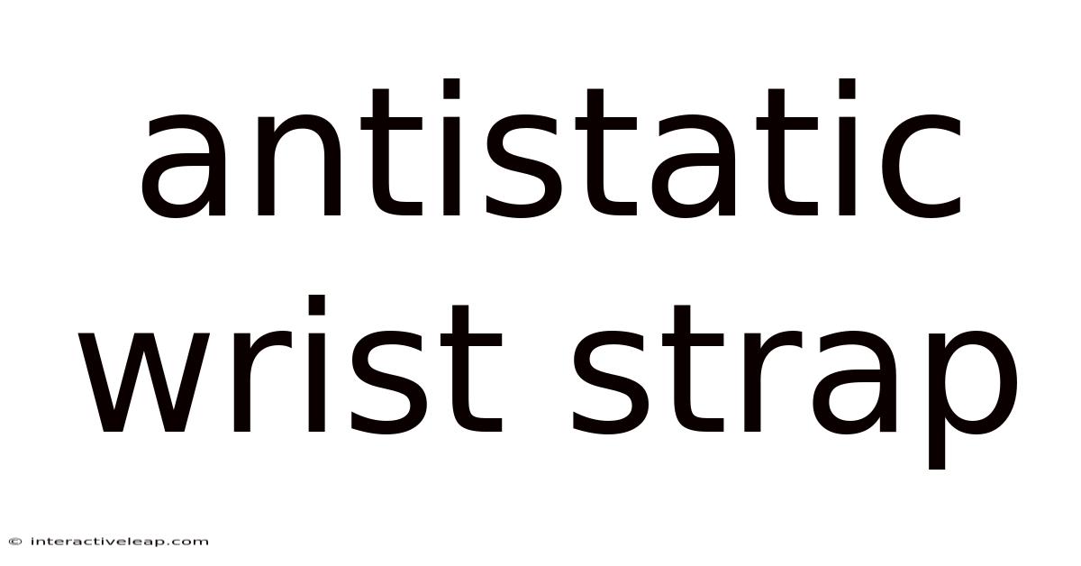 Antistatic Wrist Strap