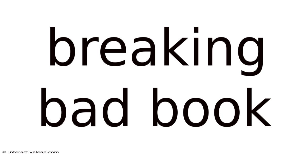 Breaking Bad Book