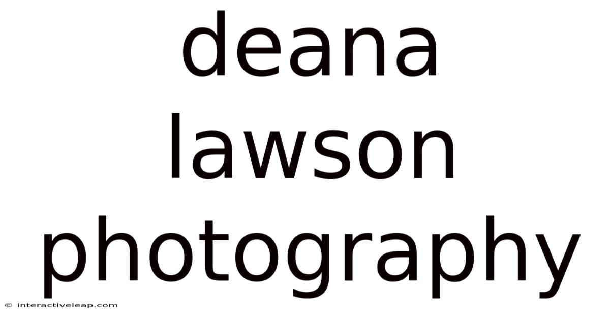Deana Lawson Photography