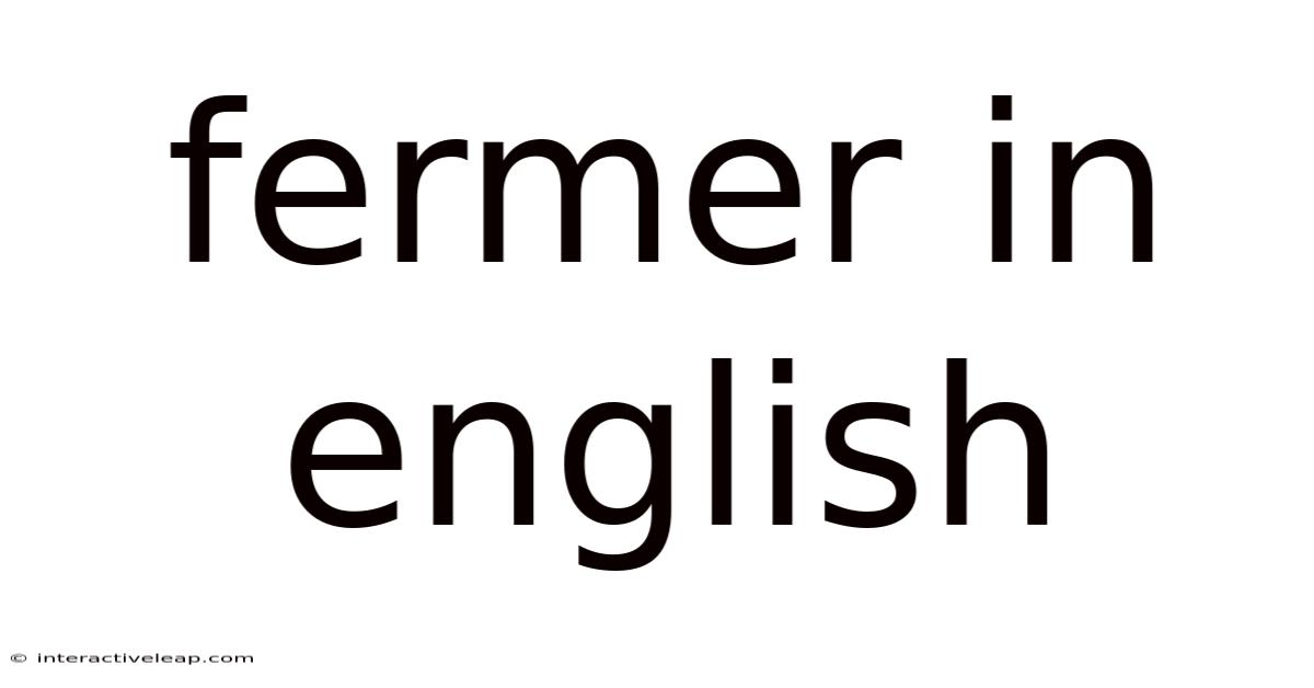 Fermer In English