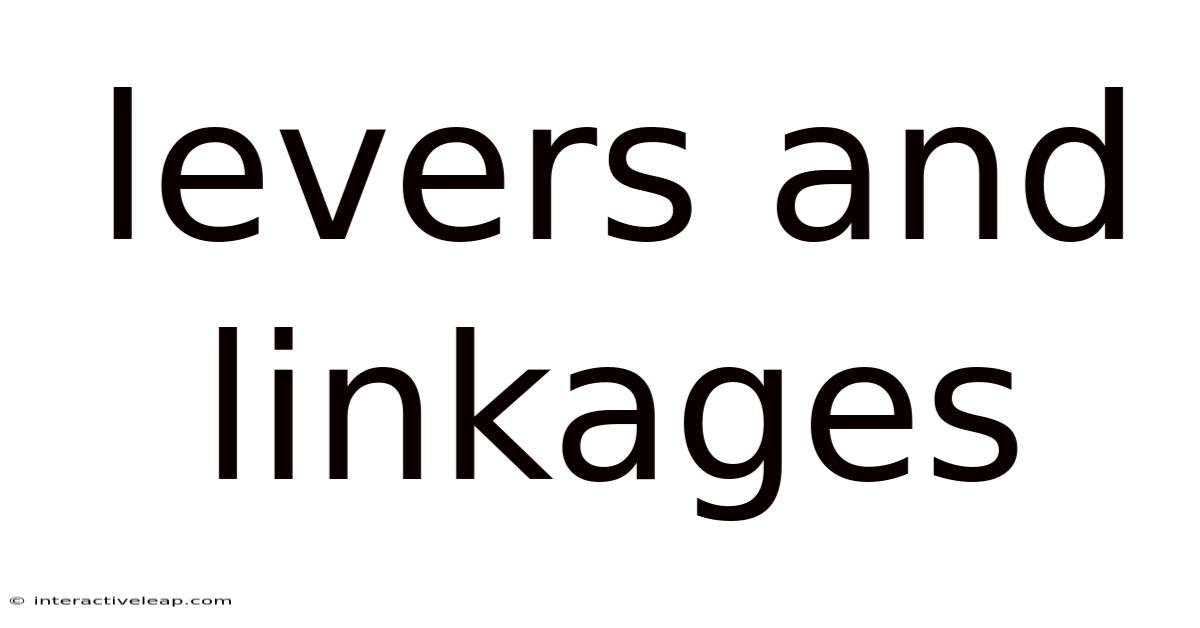 Levers And Linkages