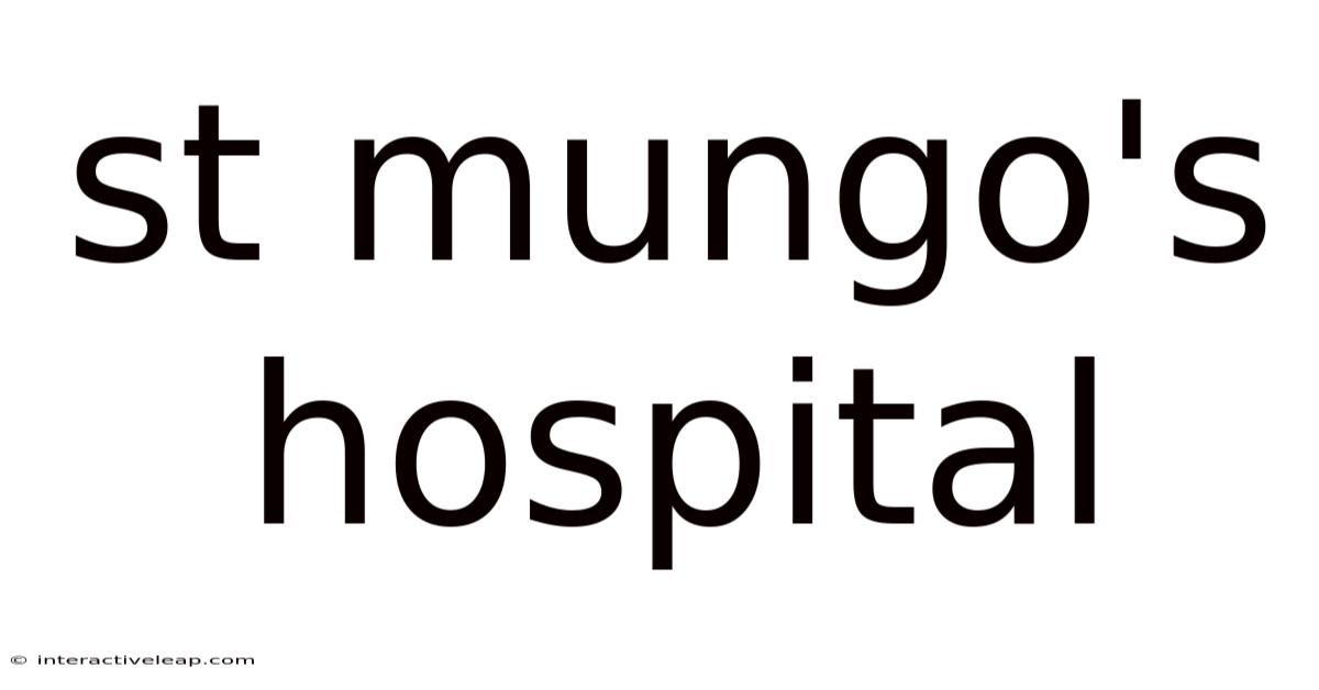 St Mungo's Hospital