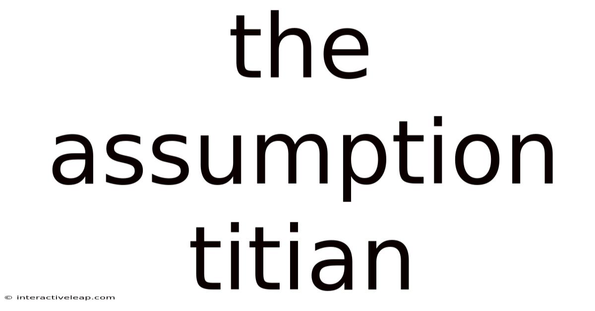 The Assumption Titian