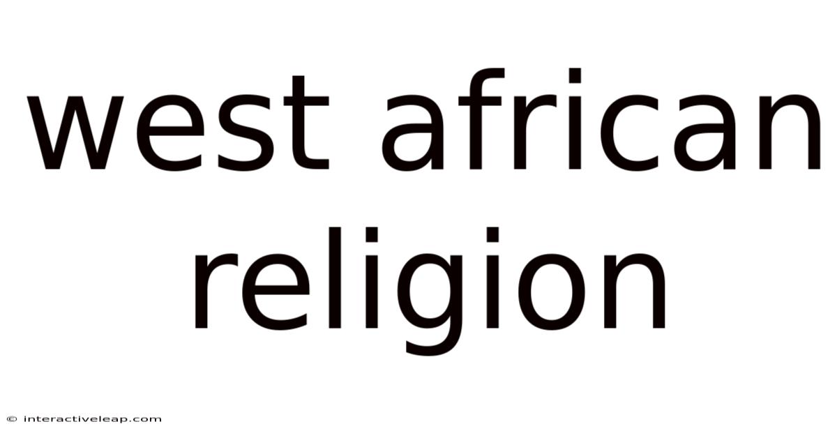 West African Religion